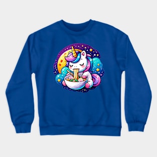 Space Unicorn Ramen Crewneck Sweatshirt